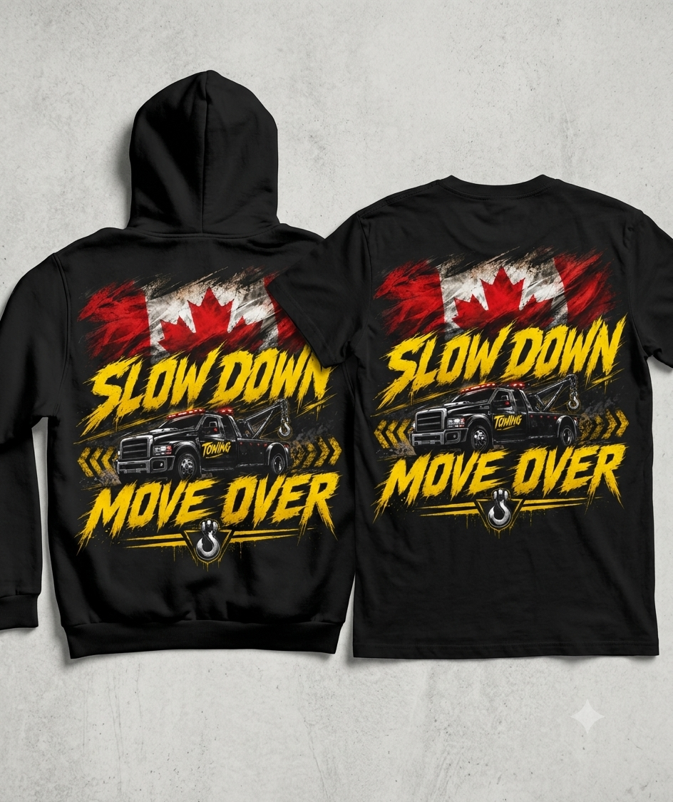 Slow Down Move Over (hoodies)