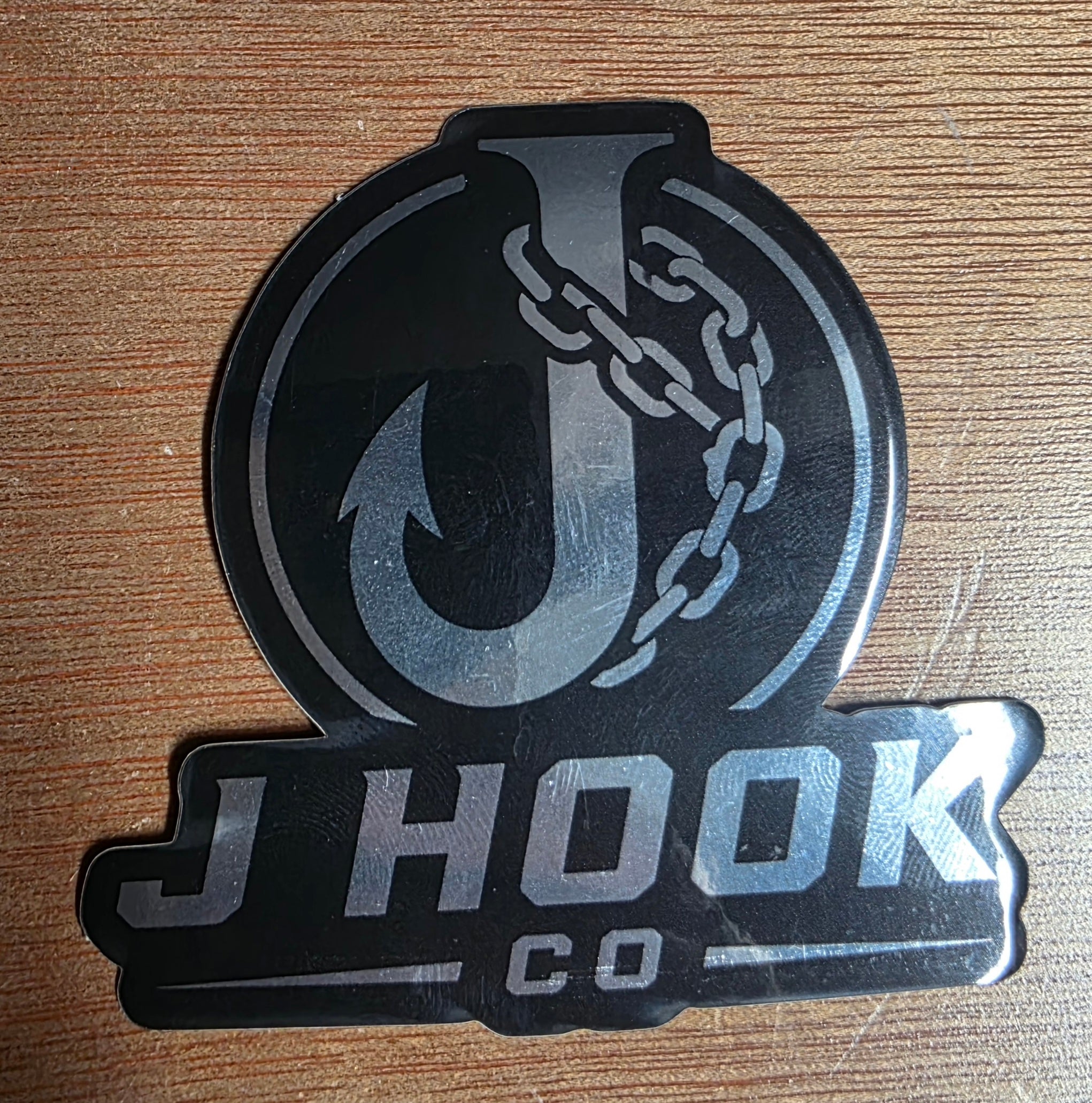 J Hook 3x3 sticker